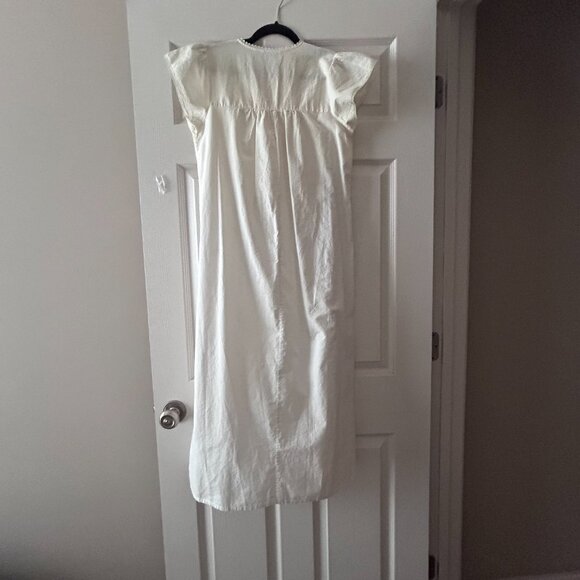 Lewis Frimel Cottagecore Pintuck Cap Sleeve Cotton Nightgown Size Small - Picture 13 of 14